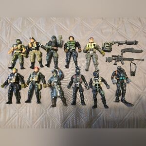 Vintage 1990 Chap Mei Soldier Force & Lanard The Corps action figure Collection